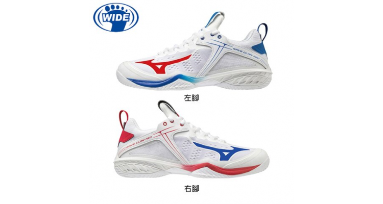 MIZUNO WAVE CLAW NEO 寬楦 半襪套式男款羽球