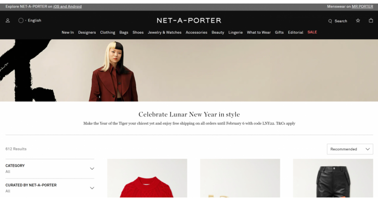 Net-A-Porter 亚太站新春优惠