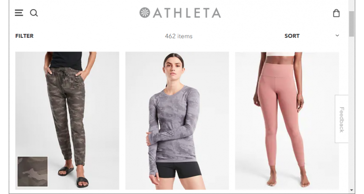 Athleta官網低至5折+額外8折