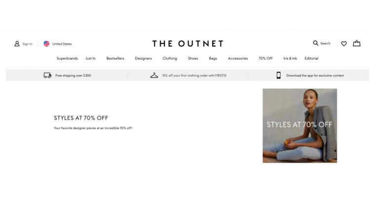 theoutnet 70% off