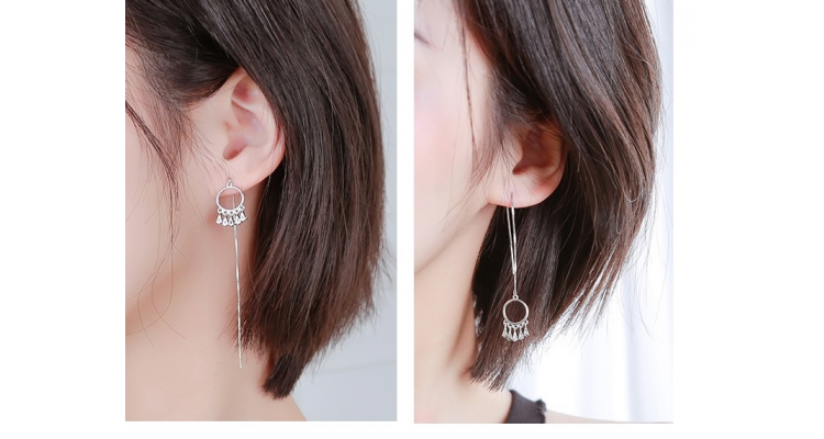 純銀925韓系耳環