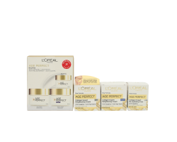 LOREAL 金致臻顏抗老3件套 1.日霜 50ml  2.眼霜 15ml  3.晚霜 50ml