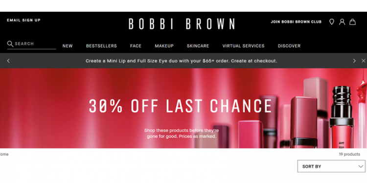 Bobbi Brown  30% Off