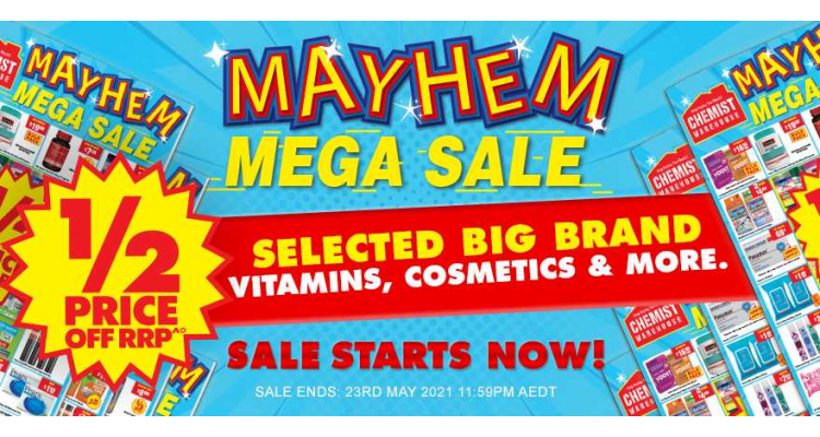 chemist warehouse mayhem sale