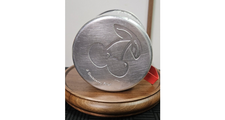 美國Ebay - Vintage GOOSEBERRY PATCH Aluminum Measuring Cup