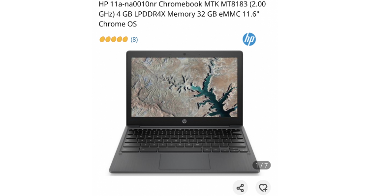 HP chrome book 