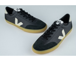 VEJA- VOLLEY LEATHER BLACK PIERRE [平行進口]