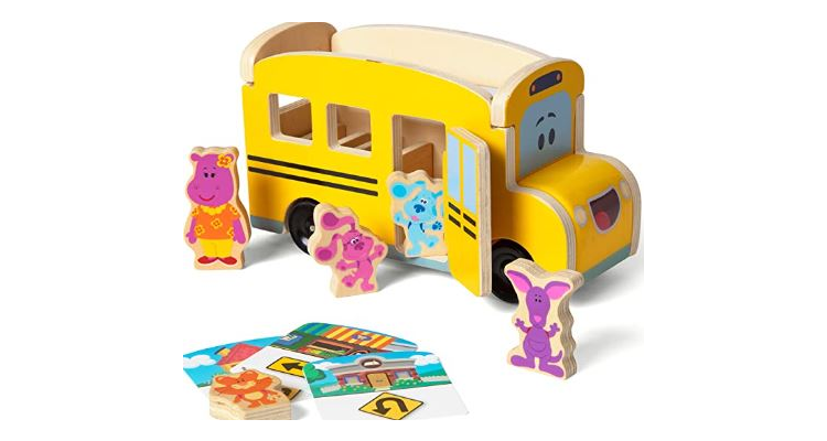 Melissa & Doug 校車玩具套裝 全木製作、生動可愛