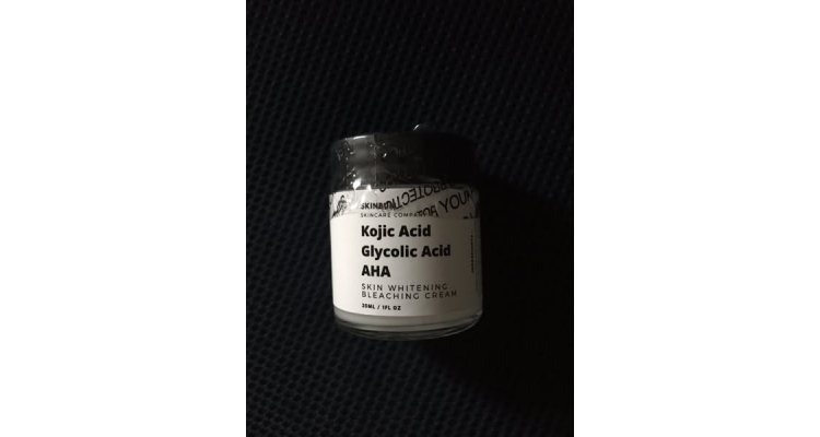 美國ebay-Kojic Acid Glycolic Acid AHA Skin Whitening Bleaching Cream