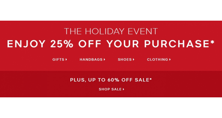 MICHAEL KORS 25% off