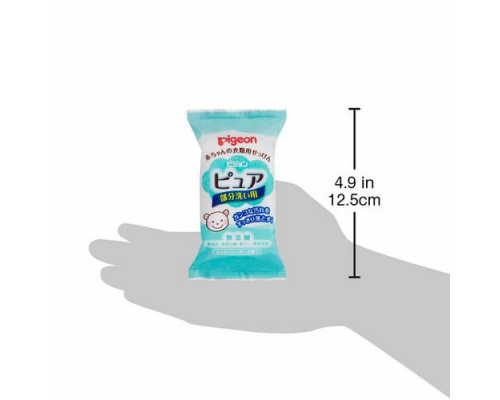 (3件裝) 日本Pigeon 嬰幼兒專用無添加無螢光劑溫和去汙洗衣皂 120g