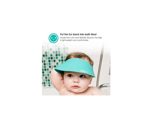 BBLUV 矽膠幼兒浴帽 粉藍色