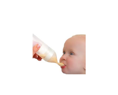 美國 Nuby 矽膠擠壓餵食器 90ml(顏色隨機)