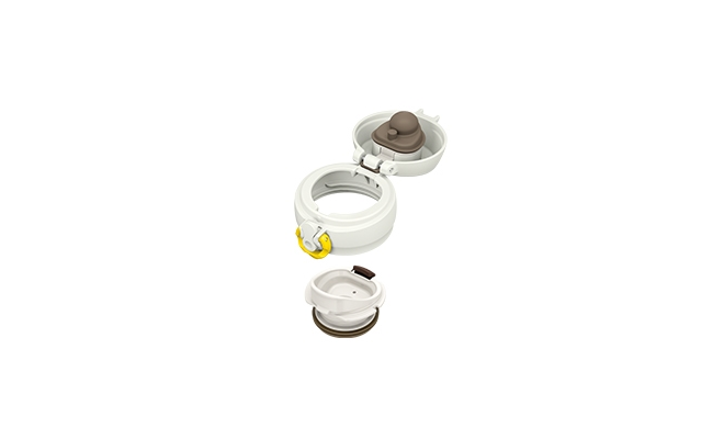 THERMOS 膳魔師保溫瓶黃色條紋 JNL-403-YBD 400ml