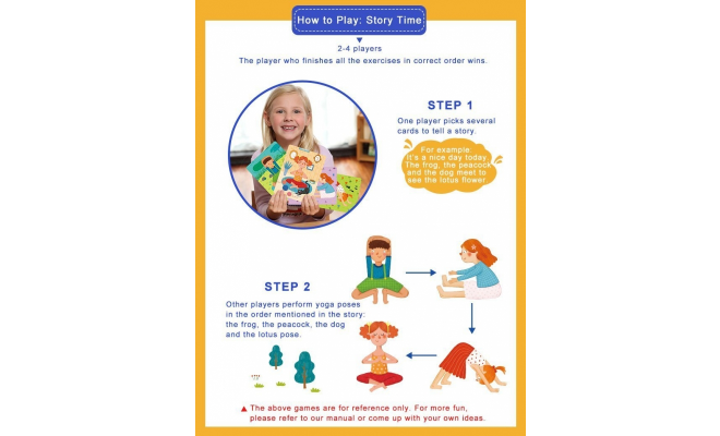 MiDeer - Yogi Cards - Yoga Activity Cards Game 瑜伽遊戲卡 - 平行進口