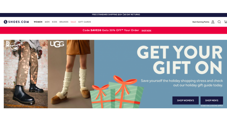 Shoes.com SAVE30 30% off