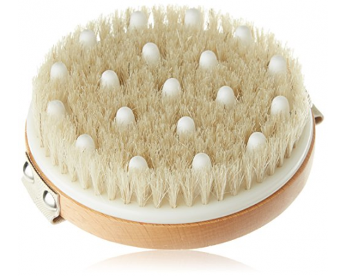 Hydrea London 淋巴排毒刷，帶天然鬃毛和橡膠結節