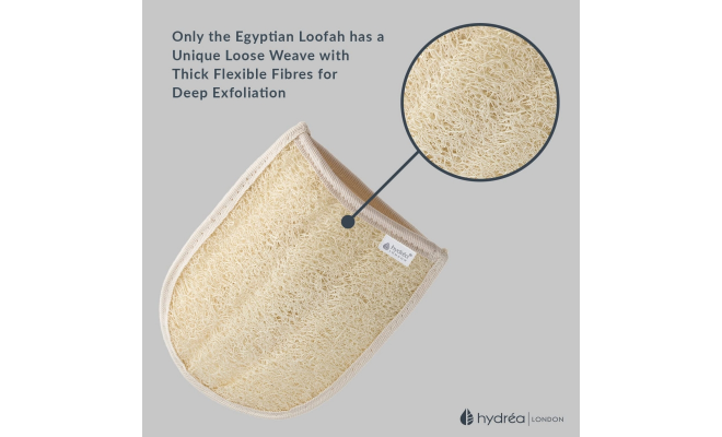 Hydrea London Organic Egyptian Loofah Exfoliating Bath Mitt 有機埃及絲瓜絡去角質沐浴手套
