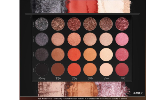 促銷價 全新現貨 Tati Beauty Textured Neutrals 24色 眼影盤 Vol 1