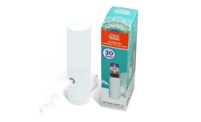 GuruNanda Wall Plug-In Diffuser - White - 0.33 fl oz 白色壁掛式擴散器