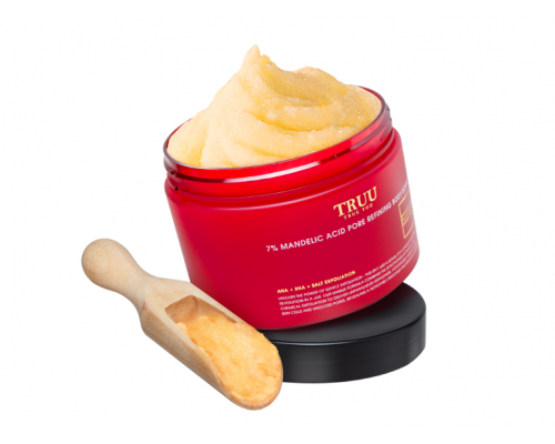 7%杏仁酸精華淨化毛孔身體磨砂膏（附贈 木製專用挖勺）400g