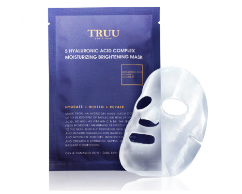 5重玻尿酸特潤亮白面膜 28ml/片