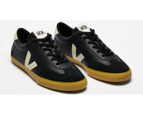 VEJA- VOLLEY LEATHER BLACK PIERRE [平行進口]