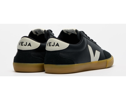 VEJA- VOLLEY LEATHER BLACK PIERRE [平行進口]